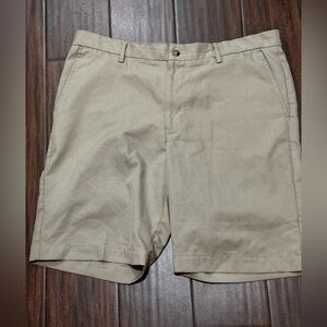 Greg Norman Collection Beige Men's Flat Front Shorts
